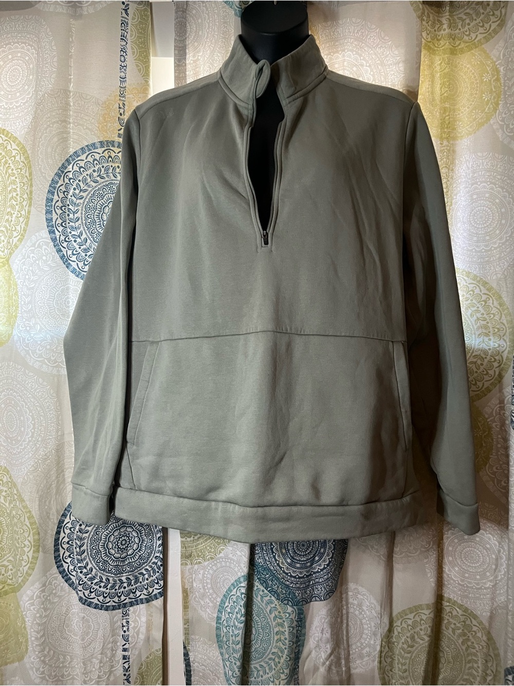 5.11 Tactical Olive Green Half-Zip Pullover